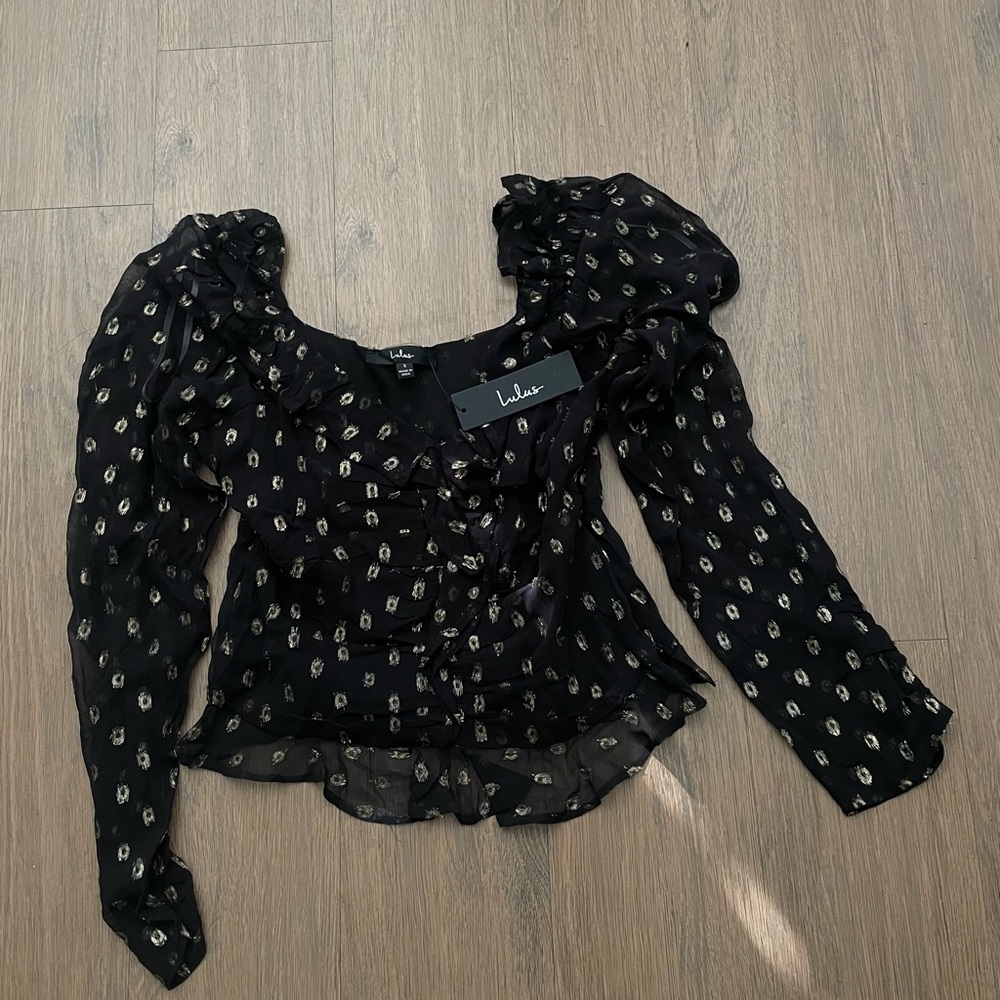 Lulus | Cropped Blouse | Size S